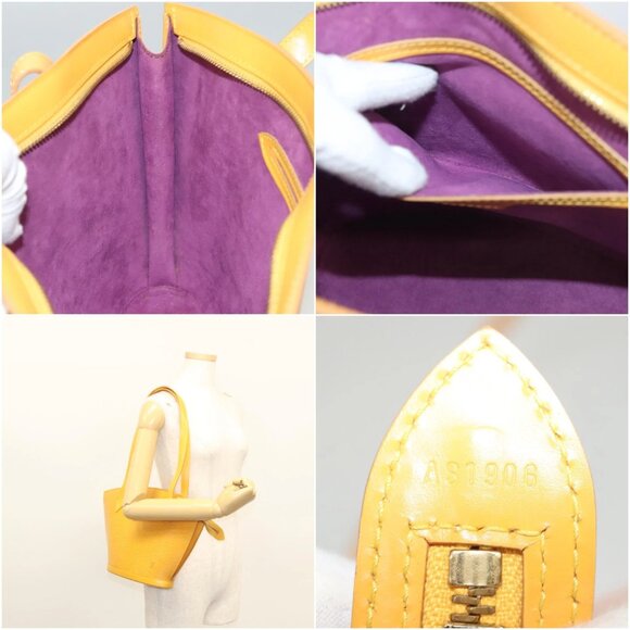 LOUIS VUITTON Epi Saint Jacques Poignees Long Bag Yellow M52339 LV Auth 122938 - Picture 14 of 15